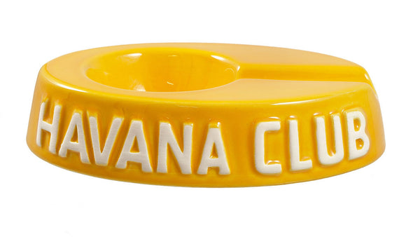 Havana Club Cigar Ashtray - Yellow