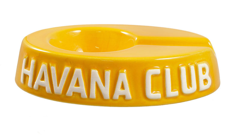 Havana Club Cigar Ashtray - Yellow