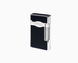 LE NEW GRAND DUPONT BLACK LACQUER AND PALLADIUM LIGHTER