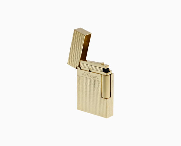 LIGNE 2 SMALL MICRO-DIAMOND HEAD GOLD LIGHTER